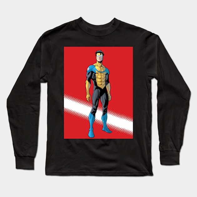 invincible poster Long Sleeve T-Shirt by super villain